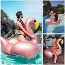 Jasonwell Giant Inflatable Flamingo Pool Float with Fast Valves Summer Beach Swimming Pool Floatie Lounge Floating Raft Outdoor Party Decorations Toys for Adults (XL)