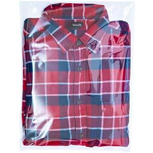 Wowfit 100 Count 12x16 Inch Clear Cellophane Plastic Bags, Resealable Self-Sealing Cello Bags Great for Packaging Clothing, Shirts, Decorative Wrappers, Party Favors, Artwork and More