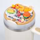 2 x Used for Stanley Cup Lid Accessories Charms,Miniature Food Drink Charms for Stanley Cups H2.0 Accessories 30oz 40oz