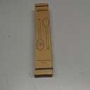 Large Wooden Spoons for Cooking, 2Pack Natural Teak Wood Cooking Spoon Set, Non-Stick Slotted and Corner Spoon, Heat-Resistant Wooden Spatula Spoon for Serving and Mixing