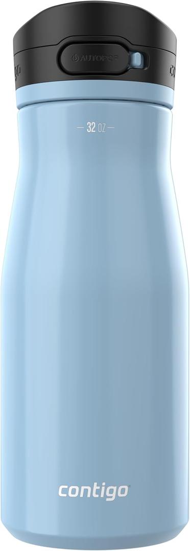 Contigo Jackson Water Bottle, 32 oz, Glacier (32oz (Pack of 1))