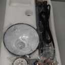 LEPOWER Metal Desk Lamp, Adjustable Goose Neck Architect Table Lamp with On/Off Switch, Swing Arm Desk Lamp with Clamp, Eye-Caring Reading Lamp for Bedroom, Study Room &Office (Sandy Black)