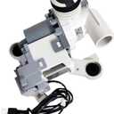 DC9719289F PX351601 Washer Drain Pump Assembly Compatible with Samsung WA45N3050AW/A4, WA45H7000AP/A2, WA44A3205AW/A4, WA50M7450AW/A4, WA50F9A7DSP/A2, WA45M7050AW/A4, WA52M8650AW/A4 Drain Pump Motor