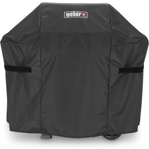 Weber Premium Outdoor Grill Cover, Water Resistant, Compatible with Small Spirit Series Gas Grills, Black