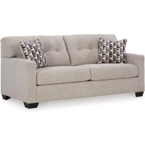 Signature Design by Ashley Mahoney Contemporary Tufted Sofa, Beige