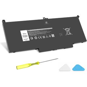 F3YGT 60WH Latitude 7480 Battery 7490 Battery 2X39G For Dell Latitude 12 7000 7280 7290/13 7000 7380 7390 P29S002/14 7000 7480 7490 P73G002 Series DM3WC KG7VF P73G DM6WC 451-BBYE 453-BBCF[60Wh/7.6V]