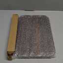 HOSHANHO Magnetic Knife Block, Thickened Acacia Wood Kitchen Knife Holder Stand with Strong Magnets, Multifunctional Double Side Knife Storage Organizer for Kitchen Counter (14*10*4.7 inch)