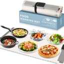 Food Warming Mat for Buffet, LNAKIO Electric Warming Tray,Silicone Heating Mat with 5 Temperature Levels& Auto Shut-Off Keep Food Warm at Party,Food Warmers for Parties, Gatherings,Everyday Use