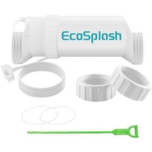 EcoSplash Salt Cell for Swimming Pool Salt Chlorine Generator Pool Salt Cell Replacement Fits for Hayward TurboCell W3T-Cell-9 BLW1T9H Chlorinator up to 25,000 Gallons