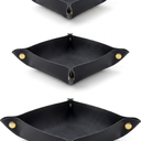 Phone,Keys,Wallet Valet Leather Tray- Pack Of 3