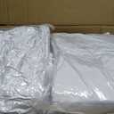 100 Pcs White Washable Removable Universal for Wedding Party Dining Banquet Polyester Spandex Stretch Slipcovers Chair Covers