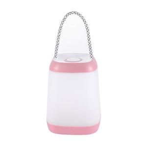 Night Light for Kids, USB Rechargeable Nursery Lamp Portable Camping Lantern with 3 Light Modes for Camping,Emergency,Bedroom,Indoor and Outdoor(Pink, 1 Pack)