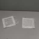 2pcs Attic Vent Soffit Vent Aluminum Wall Vent Metal Shed Vent Square Vent Louver Vent Grille with Built-in Insect Screen for Exterior Door House Attic Garage Ceiling (White 6" x 6"-2 Pack)