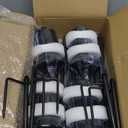 4 Pack Garden Torches, 16 oz Metal Torch for Outside with 3-Prong Grounded Stake, Outdoor Decorative Citronella Torches, 59 inch Garden Dcor Torches