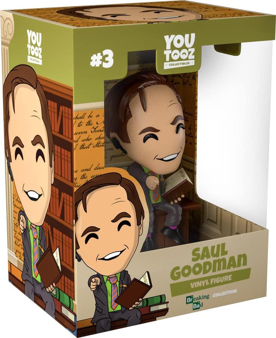 Youtooz Saul Goodman Vinyl Figure, 4.5" Breaking Bad Action Figure, Saul Goodman in His Office from Series Breaking Bad