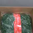 50 Foot Soft Christmas Garland, Non-lit Christmas Garland Ideal for Indoor and Outdoor Decor, Green Tinsel Garland for Holiday Wedding Party Decoration