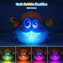 Bath Toys,Light Up Baby Bath Toys Bath Bubble Machine with Colourful RGB Light Great Birthday for Toddler Boys and Girls Tub Toy for Kids Ages 1-3 4-8