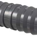 Pack of 2 Spears 1429 Series PVC Tube Fitting, Coupling, Schedule 40, Gray, 1-1/2" Barbed