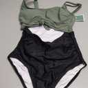 Eomenie Women's One Piece Swimsuit Tummy Control Slimming Bathing Suit Cutout Tie Knot Swimwear Small