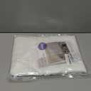 MIULEE White Sheer Curtains 90 inches Long Window Curtains 2 Panels Solid Color Elegant Window Voile Panels/Drapes/Treatment for Bedroom Living Room (54X90 Inches White)