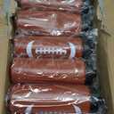 Football Party Favors, 12 Pack Football Water Bottles with 300 PCS Stickers, 20 oz Sports Squeeze Bottle, BPA-Free Reusable Water Bottles Bulk for Boys, Gifts For Team