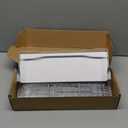 Aetyord Towel Racks for Bathroom - Wall Mounted Metal Rack with Wood Plank, Bathroom Storage Organizer, Towel Holder Stores 6 Large Rolled Towels Easily, Silver with White Plank