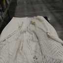 Moss Rose Women's Travel Plaid Shawl Wrap Open Front Poncho Cape for Fall Winter, Beige Rivets 