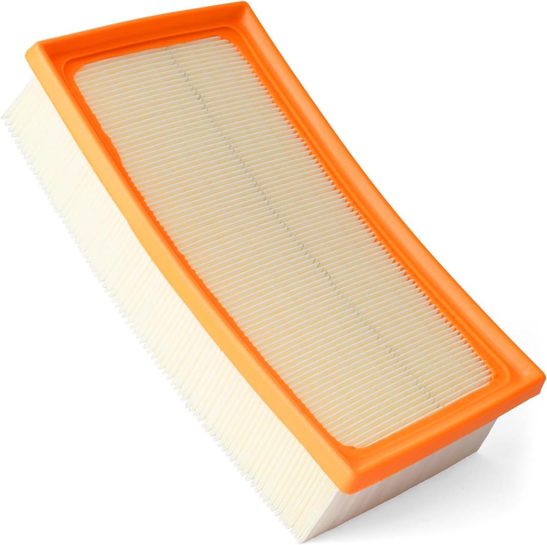 VF130H Flat Filter for HEPA Compatible with Bosch VAC090 VAC140 Series Dust Extractors, for Dry-Vacuuming Flat Pleated Paper
