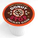 Donut Stop Flavored Coffee Pods, Compatible with 2.0 K-Cup Brewers, Chocolate Glazed Flavor, 40 Count (EXP 11/30/27)