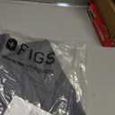 FIGS Leon Scrub Top for Men 3 Pockets, Tailored Fit, Modern V-Neck, 4-Way Stretch, Moisture-Wicking (Gray, S)