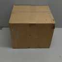 8 Inch Ceramic Planter with Wood Stand, Mid-Century Modern Minimalist Design Plant Pot with Drainage & Luxurious Stand for Indoor Home Decor (White)