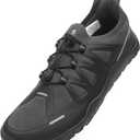 2 x ZURIN Men's Barefoot Training Shoes-Wide Toe Box | Zero Drop Sole | Slip On | Gym Cross Trainers for Walking Weightlifting Workout Trail Running Hiking (Grey)