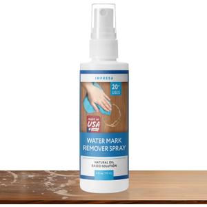 Impresa Wood Water Mark Remover Spray - Water Ring Removal & Wood Floor Cleaner - Concentrated Oil Formula & Furniture Polish - 4 fl oz, Pack of 1