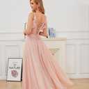 YUAOHUANG Women Chiffon Bridesmaid Dress Flowy Spaghetti Straps V Neck Corset Ruched Ruffle Sleeves Wedding Guest Dresses (Red, M)