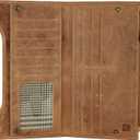 Mou Meraki Genuine Leather RFID Blocking Long Wallet Vintage Bifold for Men