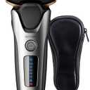 Panasonic ARC5 Electric Razor for Men with Pop-up Trimmer, Wet Dry 5-Blade Electric Shaver with Intelligent Shave Sensor and 16D Flexible Pivoting Head - ES-ALV6HS (Silver)