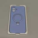 SKYLMW Designed for iPhone 16 Plus Case with Magnetic Invisible Stand Compatible with Mag-Safe Military Drop Tested Shockproof Silicone Phone Cases for Women Men 6.7'', Blue