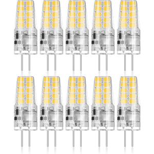 BUBO 10 Pack G4 LED Bulb 2W Equivalent 30W 3000K Warm White 250 Lumens 360Beam Angle, T3 Halogen Bulb Replacement Landscape Bulbs, AC/DC 12V Led Lights G4 Bi-Pin Base for Outdoor Landscape Lighting