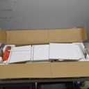 VASAGLE Storage Cabinet, Storage Organizer Rack Stand for Bathroom, Living Room, Bedroom, Multifunctional Corner Unit, 2 Drawers, 35 Inches in Height, White UBBC42WT