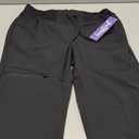 Heartsoul Women's Medical Scrub Jogger Pants Contemporary fit Drawstring waistband Jogger With 5 Pockets (X-Small Petite, Black)