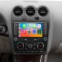 QLED Radio for Nissan Altima 2008 2009 2010 2011 2012 Upgrade,8 Core IPS Touch Screen Stereo Replacement,Wireless carplay Android auto,4G LTE Network,Free Camera