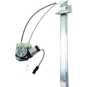 JC Whitney Window Regulator Compatible with 2002-2006 Jeep Liberty for Models with One-Touch Switch Rear, Driver Side JJ491708