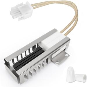 74007498 Gas Range Broil Igniter Glowbar Compatible with Maytag Whirlpool MGR4452BDW MGR4451BDW MGR4451BDQ MGR4452BDB MGR5755QDW, Oven Flat Igniter Replace 7432P106-60 AP4096256 PS2085070
