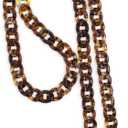 Aumey Clear White Black Brown Acrylic Chain Clutch Purse Strap Handles Bag Handbag Purse Replacement Chains 40 Inches