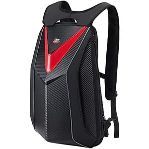 KEMIMOTO Motorcycle Backpack Hardshell Helmet Backpack Expandable Large Capacity Riding Bag Water Resistant Lightweight for Riding Work Gym