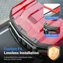 Hood Protector Compatible with 2019-2026 Chevy Silverado 1500 Hood Deflector TPE Shield Replacement for 2019-2026 Chevy Silverado Accessories