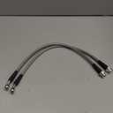 The Stop Shop Universal Braided Stainless Brake Hoses, 18 Inches Long with 10mm Banjo Hole and 3/8"-24 Female End, (Does Not Include Hardware) Made in USA