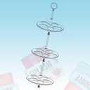 Flavor Pods Holder for Ninja Thirsti Flavored Water Drops, Holds 15 Pods Storage Rack for Ninja Thirsties Drink System, Acrylic Pods Organizer for Ninja Thirsty, Black