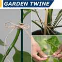 Vanhench Jute Twine 3mm x 328ft (100m), Jute Rope for Crafts Gardening Garden Plant Gift Wrapping Arts & Crafts Art Decoration Packing Material Christmas Twine Bulk Heavy-Duty (Brown)