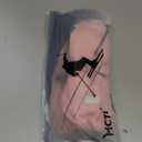 MCTi Kids Mittens Waterproof Winter Ski Warm Sherpa Lined Long Cuff with String (3X-Small, Cloud Pink)